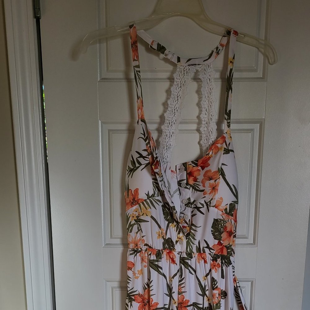 Spring Peach Jumpsuit